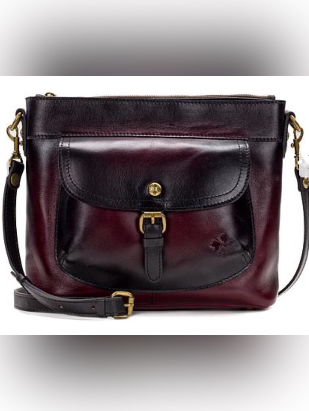 Patricia Nash Tuscania Stained Merlot Bag